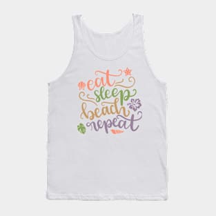 Eat Sleep Beach Repeat Tank Top